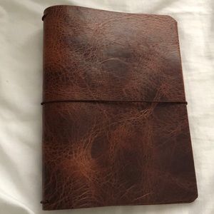Linden tree Buffalo leather a5 travelers notebook